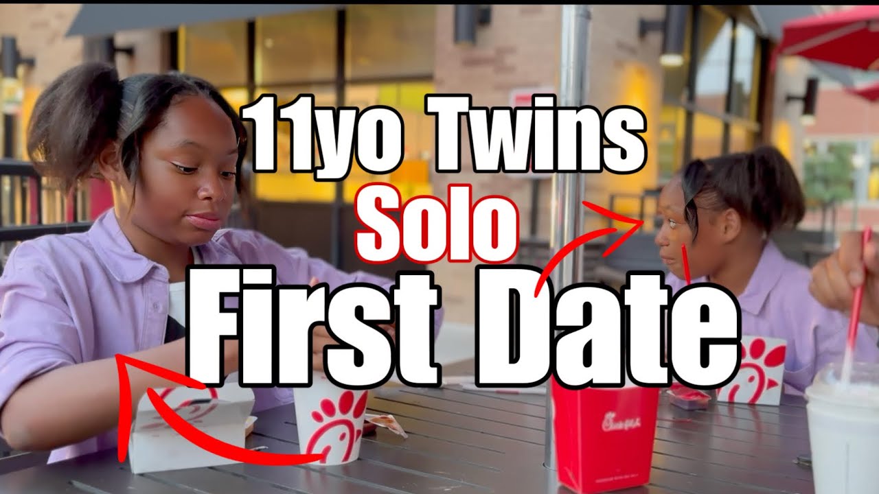 MY 11 YEAR OLD TWINS FIRST SOLO DATE! MOM WITH 9 KIDS