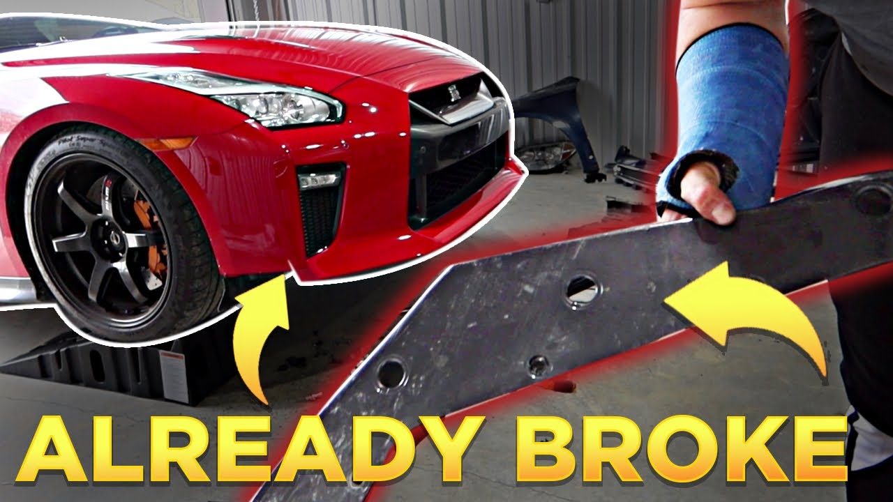 Installing Cheap Carbon Fiber Front Lip on my 2019 GTR, Bad Idea?