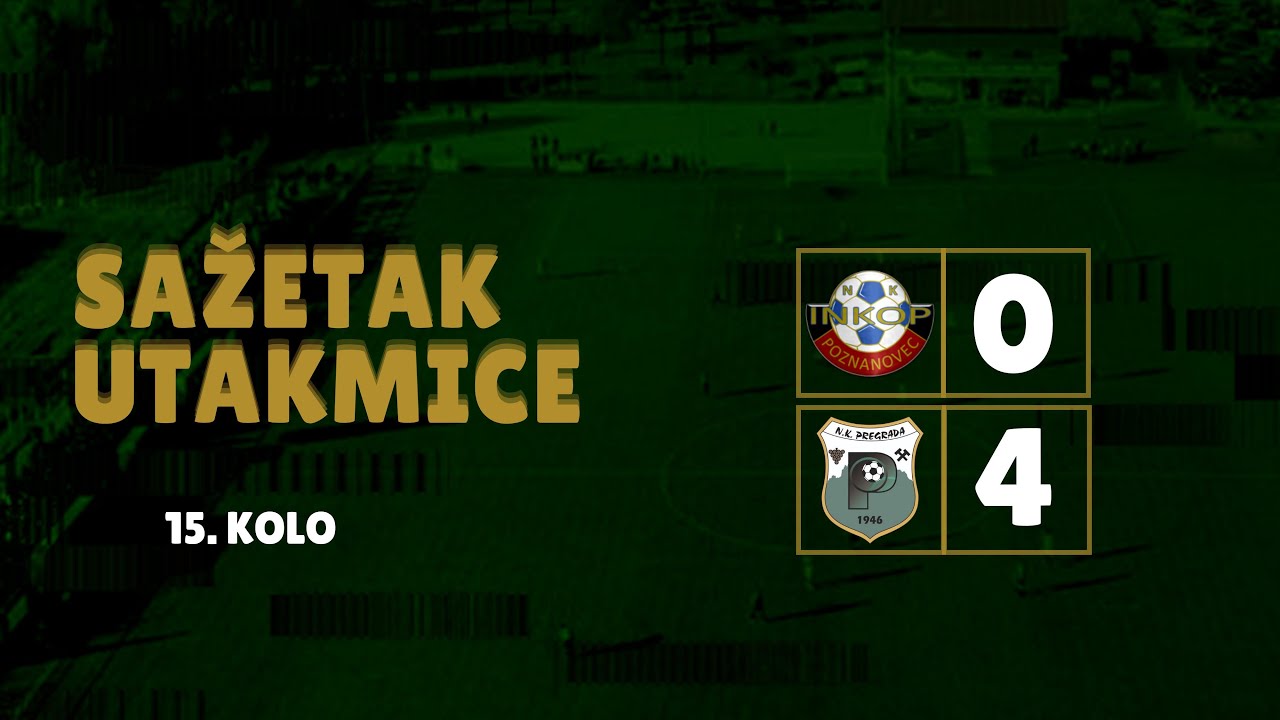 15. kolo, 1. ŽNL, NK Inkop - NK Pregrada, Sezona 24/25
