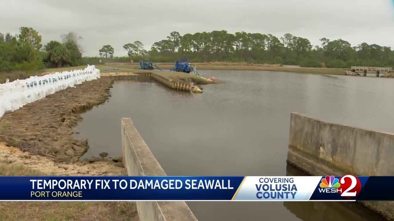 Port Orange works to repair canal system after seawall collapses during Hurricane Nicole