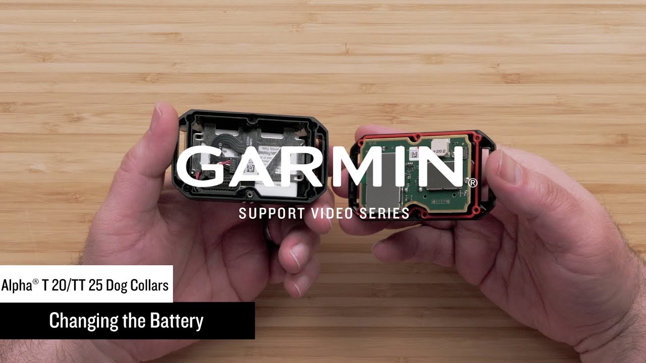 Garmin Support | Alpha® TT 25 / T 20 Dog Collars | Battery Replacement