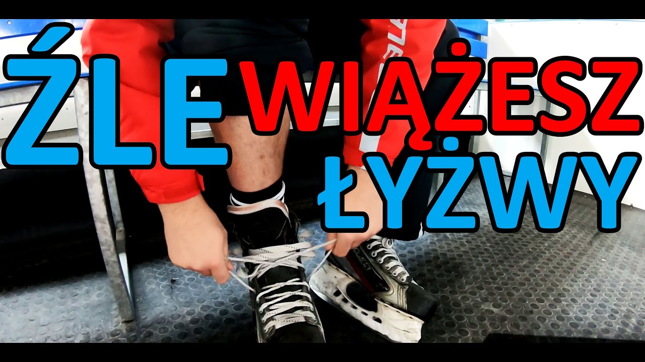 Jak zawiązać łyżwy? ZOBACZ co robisz ŹLE zakładając swoje łyżwy...