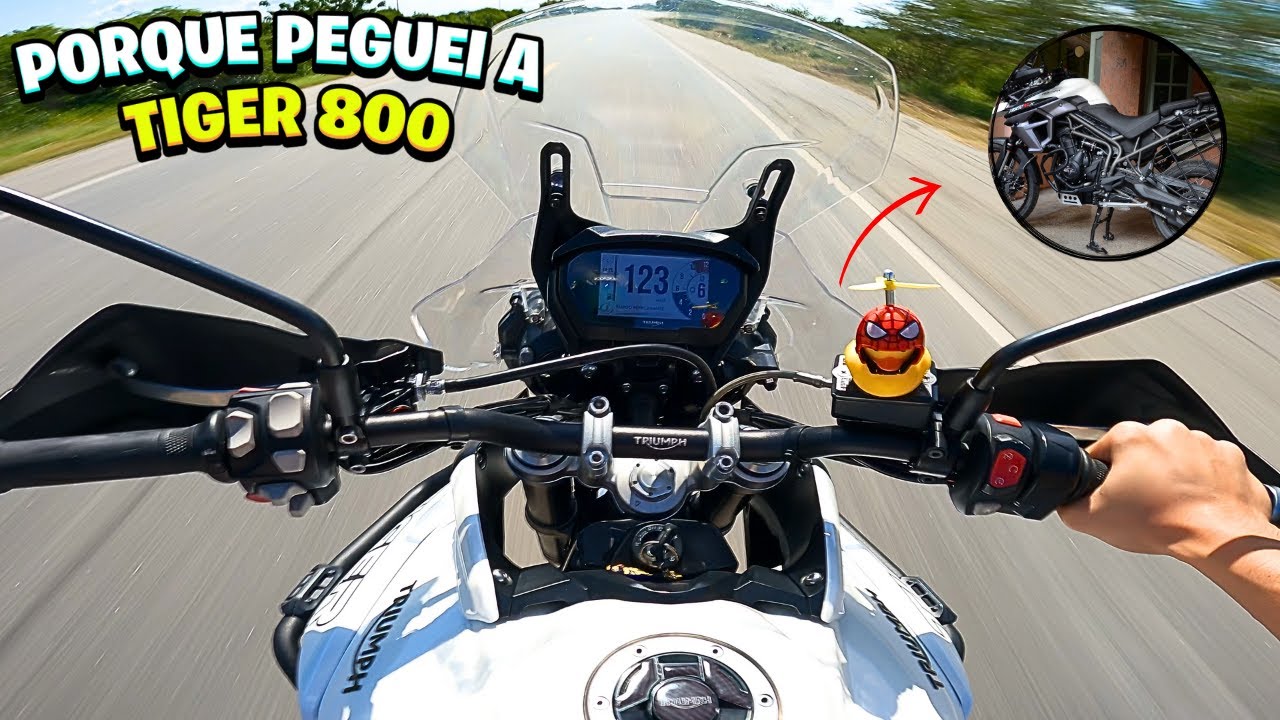 PORQUE DECIDI PEGAR A TIGER 800 🏍️🔥 | 4K 📷