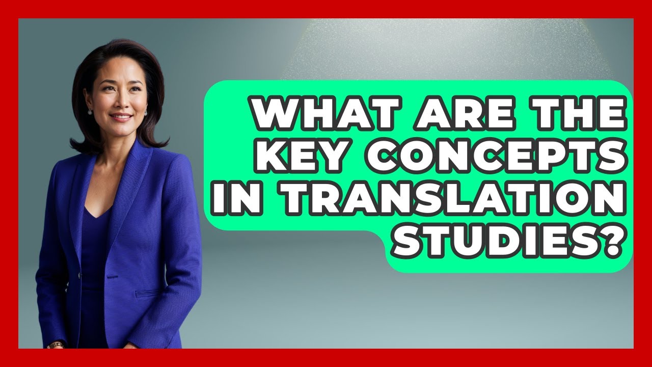 What Are The Key Concepts In Translation Studies? - Anthropology Insights