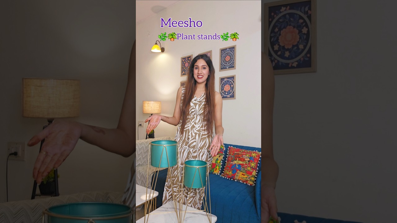 Meesho Plant Stands #meeshohaul #meeshohomedecoritemshaul #meeshohomedecorhaul #trending
