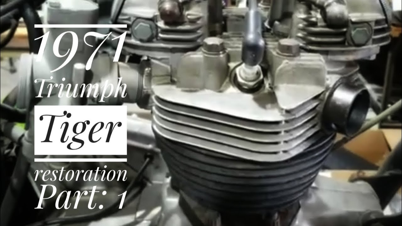 1971 Triumph Tiger 650cc restoration Part: 1