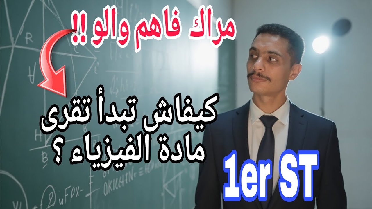 أول درس في الفيزياء سنة أولى جامعي ST  + نصائح ! 