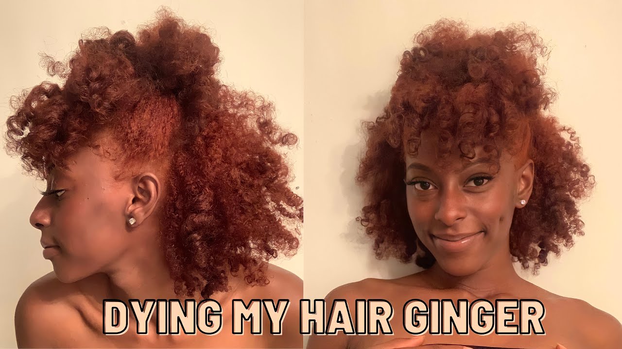 Dying My Curly Natural Hair Orange / Copper| *NO BLEACH*| 2021