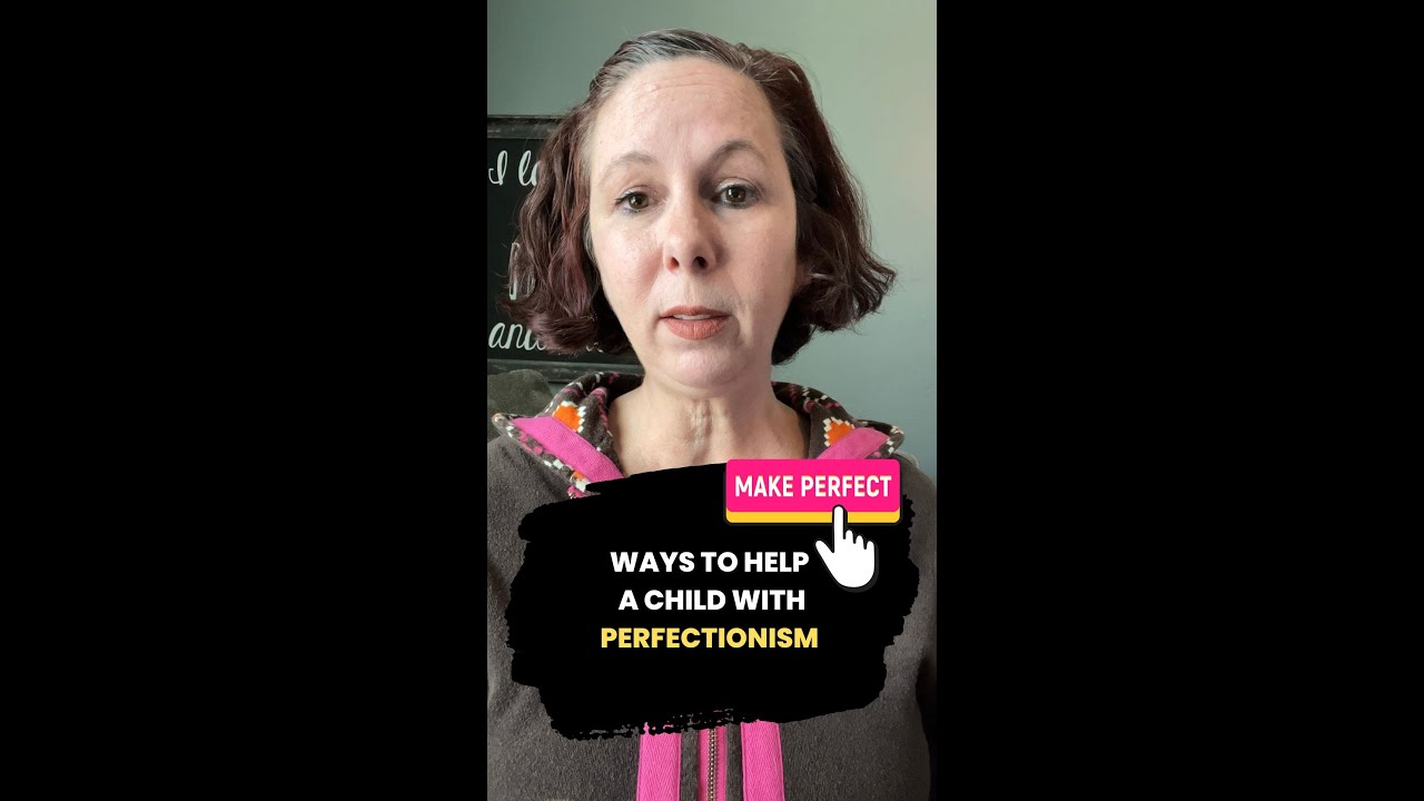 How to help kids with perfectionism. #childanxiety #childocd #perfectionism #childtherapy