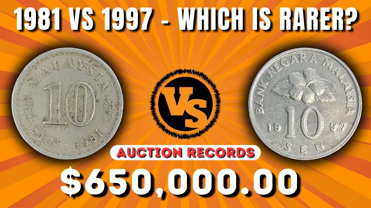 Malaysia&rsquo;s Hidden Treasure? 1981 & 1997 10 Sen Coins Auctioned for Huge Prices
