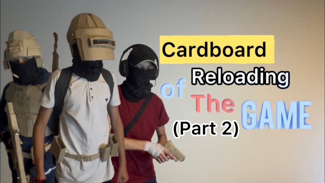 Cardboard Reloading of the GAME (PART 2) (cardboard gun)