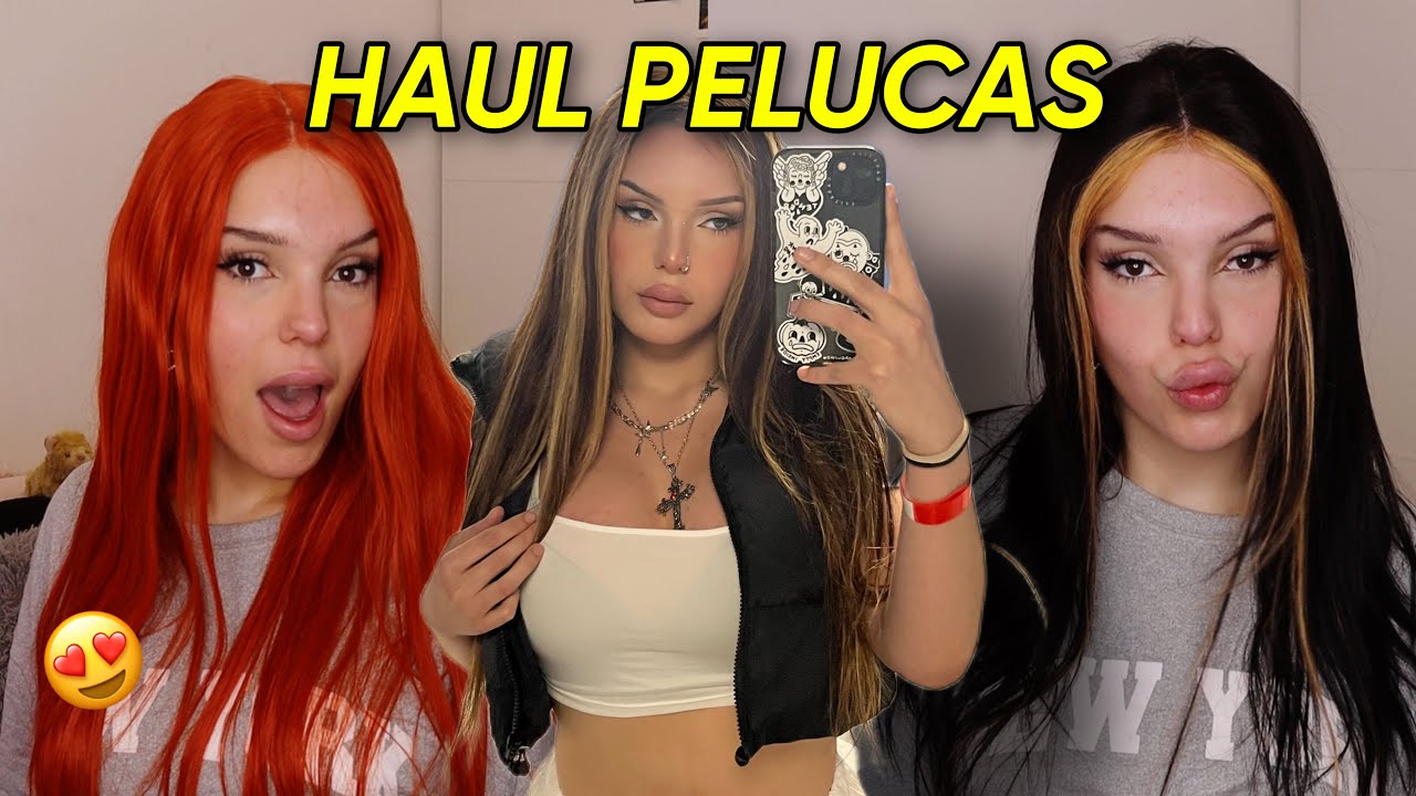 HAUL DE PELUCAS DE PELO NATURAL 💋 *de temu*