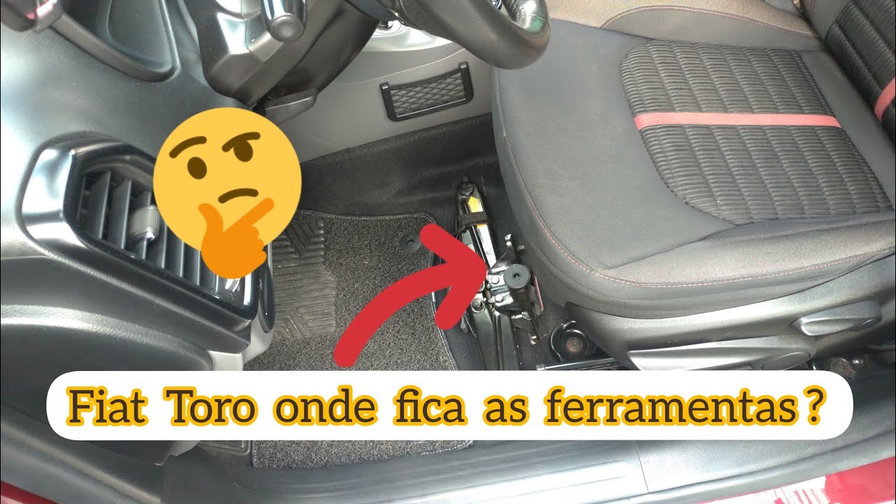 Fiat Toro - Onde Ficam as ferramentas pro estepe❓ 🤔