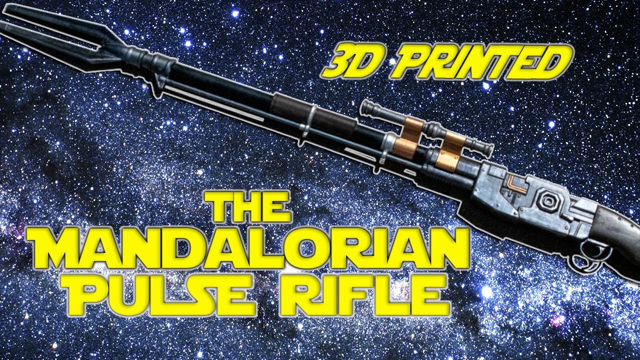 3D Printed Mandalorian Pulse Rifle
