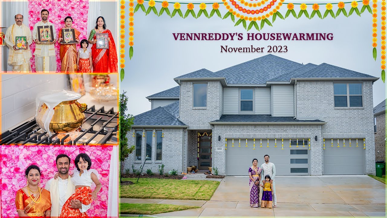 Vennreddy's Housewarming | Prashanth | Sowmya | Myra | Celina, Texas