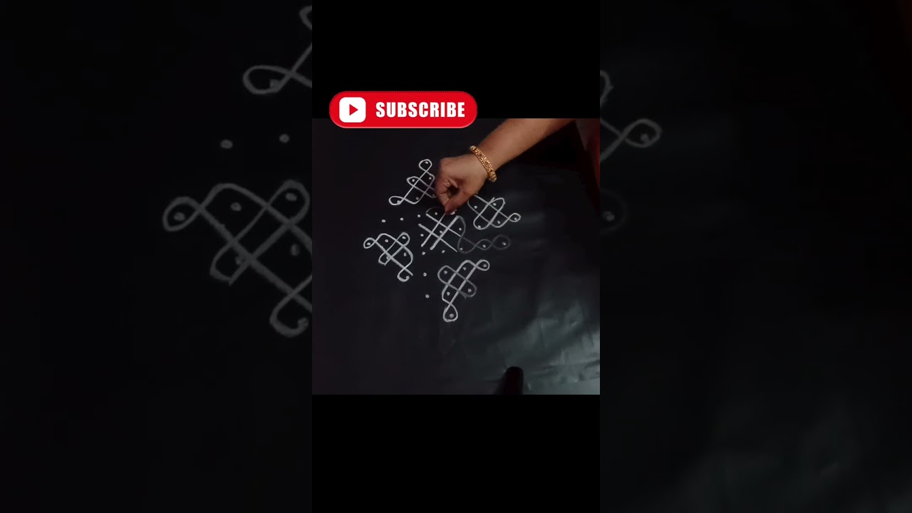 Easy Rangoli Muggulu by Mamatha 🪅🪅   #rangoli #trendingsongs #telugusongs #trending#viralvideo