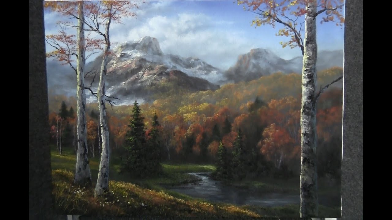 Paint with Kevin Hill - Autumn Birch Trees