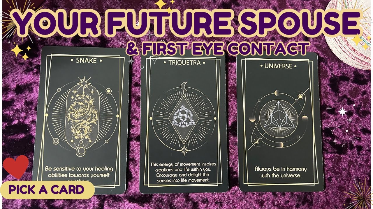🌹First Eye Contact With Your Future Spouse 👀🔮 Pick a Card🔮Tarot Reading 