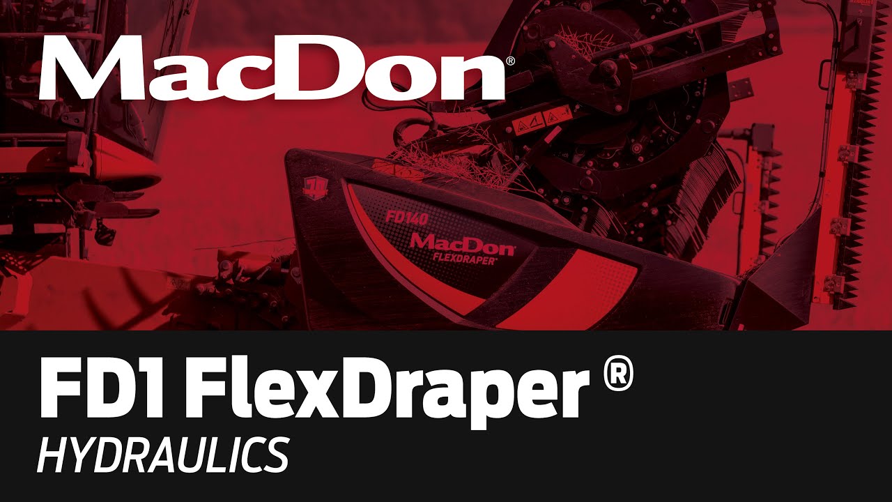 FD1 FlexDraper&reg; Header Walk-Around - Hydraulics
