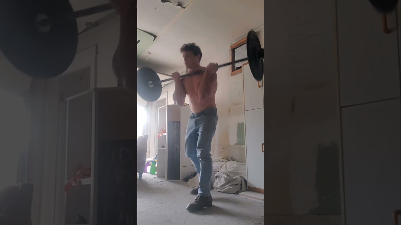 25 Pistol Squats With 70 Lbs Per Leg Unbroken, One Breath Per Rep