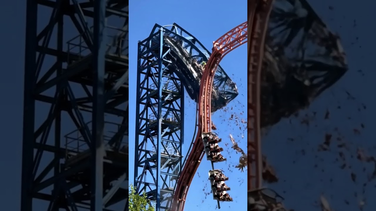 Rollercoaster Malfunctions and Collapse Crash