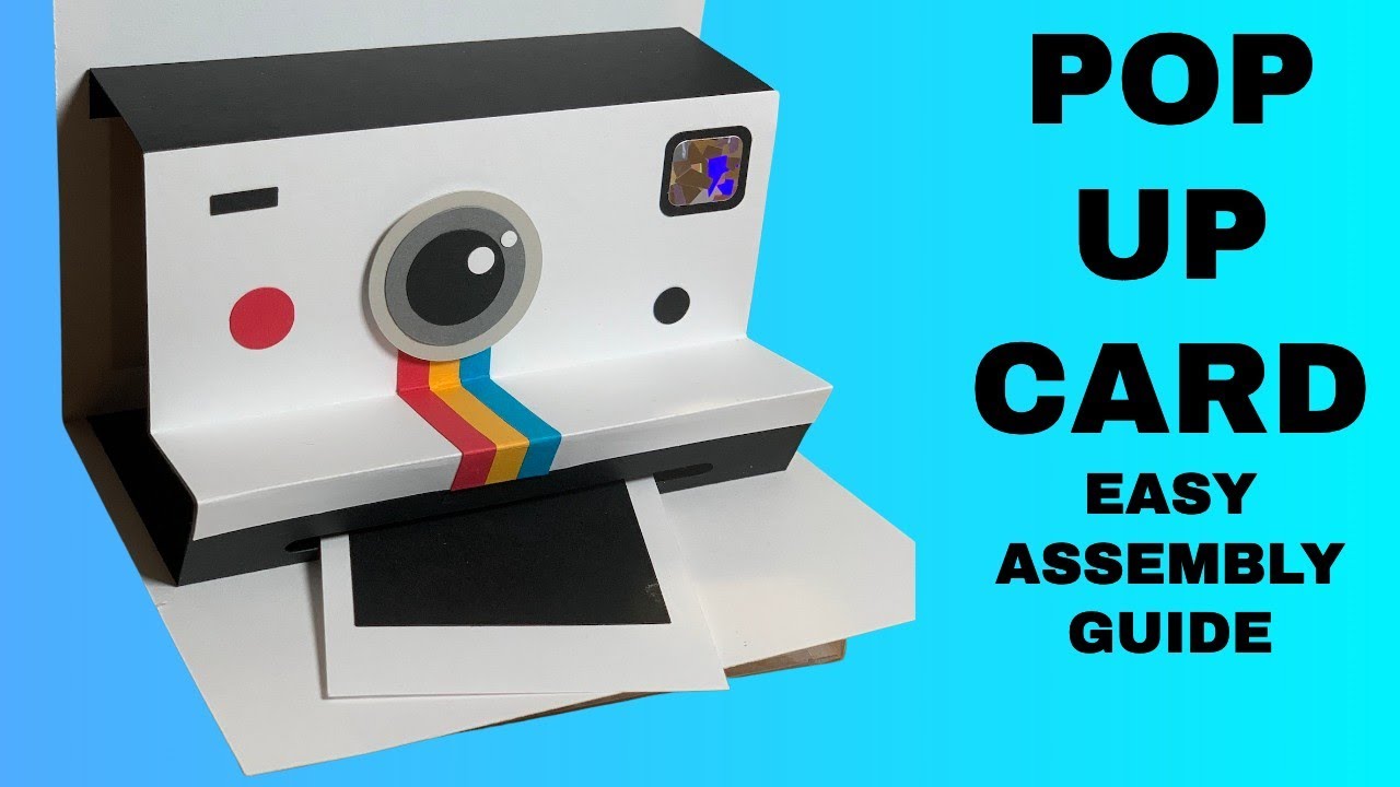 Создайте эту потрясающую раскладную открытку Polaroid с помощью вашего устройства Cricut!