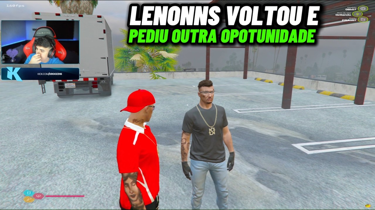 VISÃO DO KROOZZ COM LENON PEDINDO OUTRA OPORTUNIDADE NA FRANÇA E EXPLICOU OS MOTIVOS DO SUMIÇO