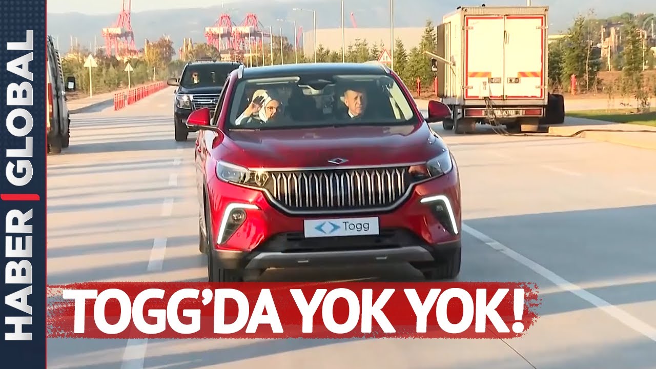 Bu Özellik Birçok Araçta Yok! Cumhurbaşkanı Erdoğan Togg aracını test etti