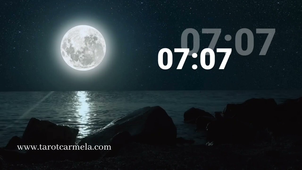 ⏰️ #HORA ESPEJO 07:07. Significado angelical 👼, numerología, Tarot y en el amor ❤️