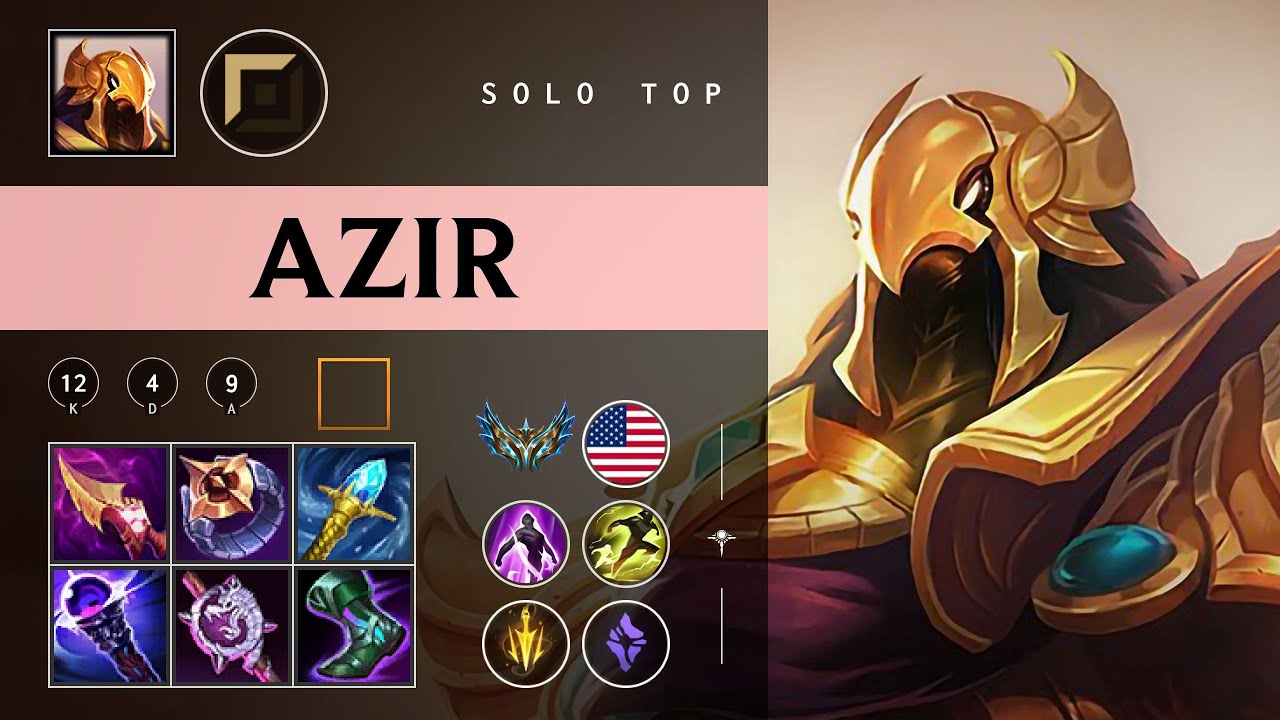 Azir Top vs Irelia - NA Challenger Patch 26.02