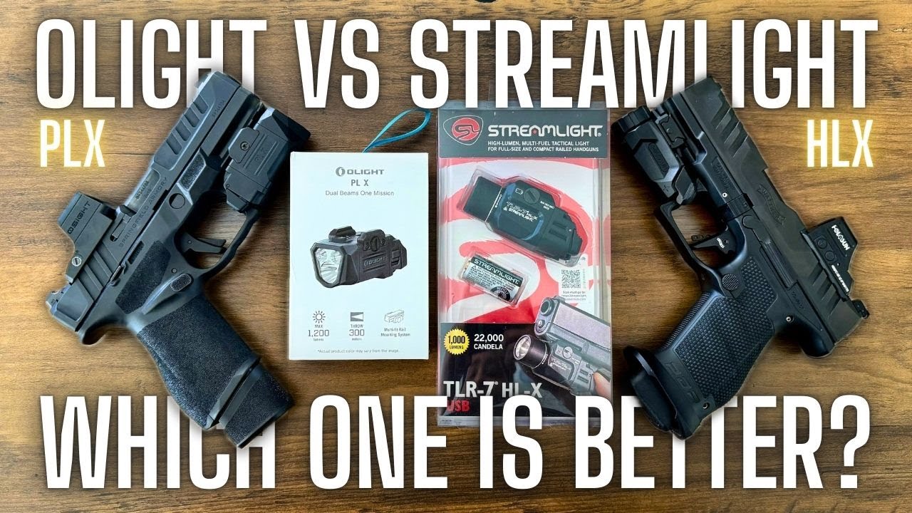 OLight PLX против Streamlight TLR-7 HL-X | Битва ЛУЧШИХ компактных оружейных фонарей 🔥