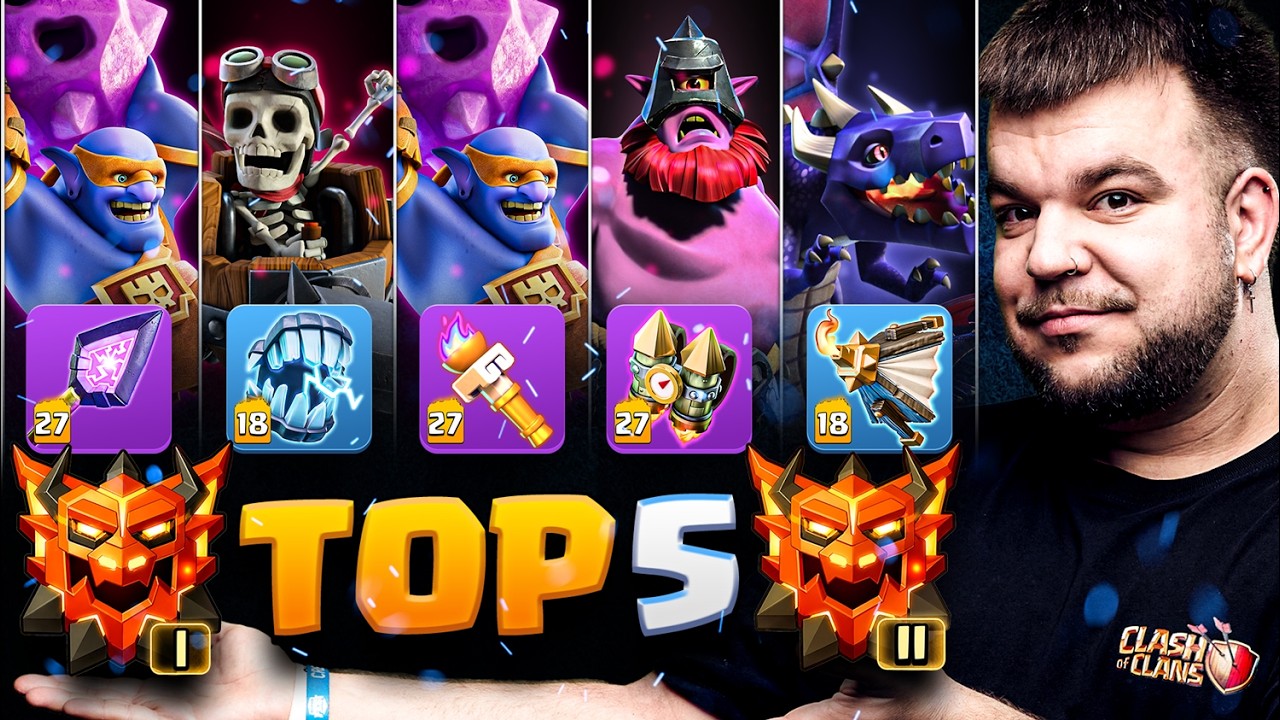🔥 TOP 5 EJ&Eacute;RCITOS M&Aacute;S ROTOS del META ACTUAL 🏆