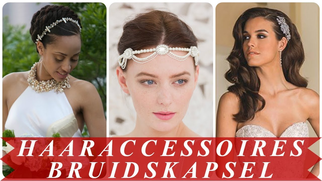 Trendy bruidskapsels 2018 haar accessoire