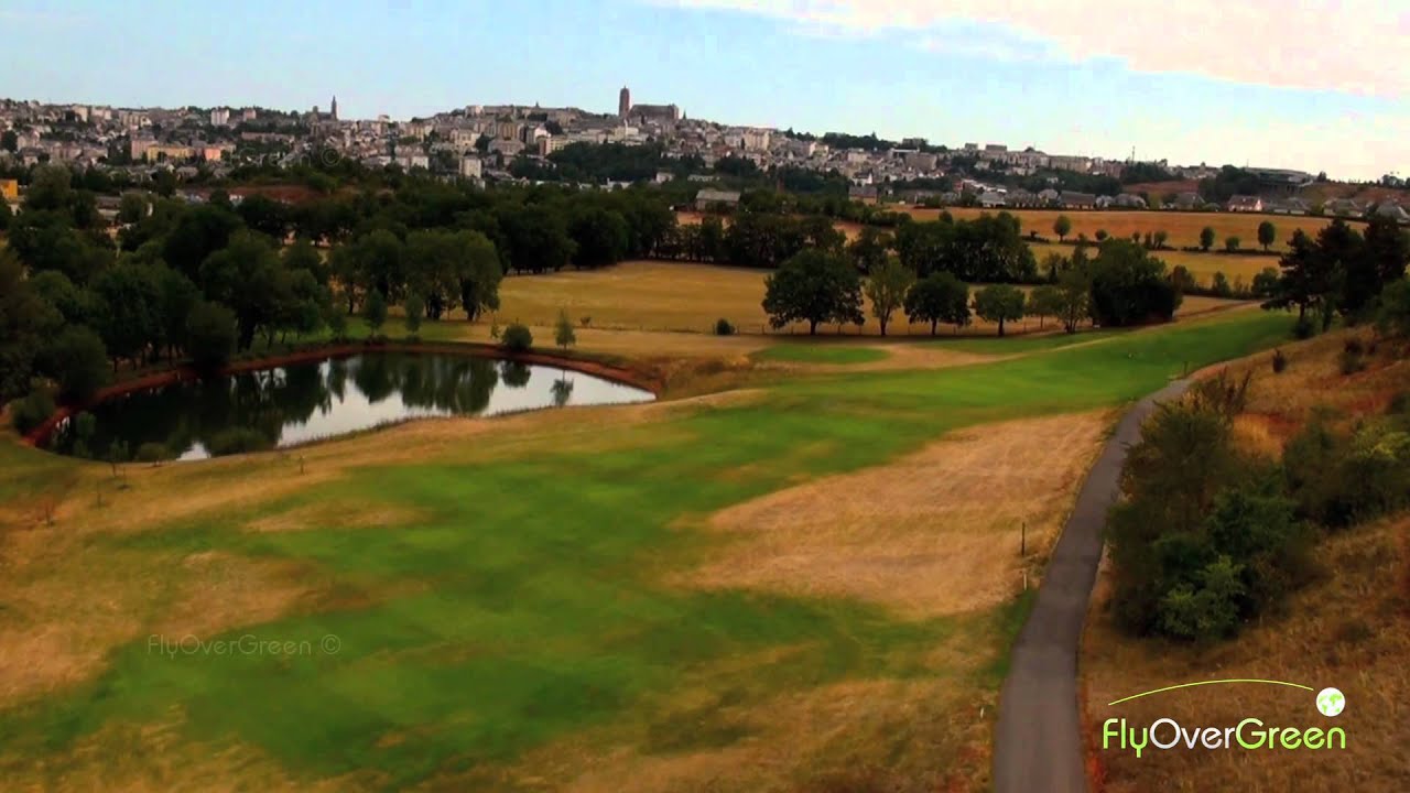 Golf Du Grand Rodez - drone aerial video - Overview (long)