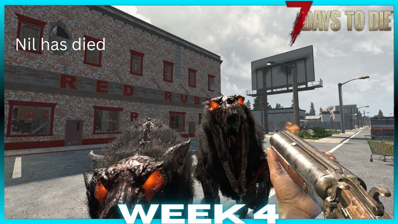 We played 100 days of insane 7 days to die, week 4