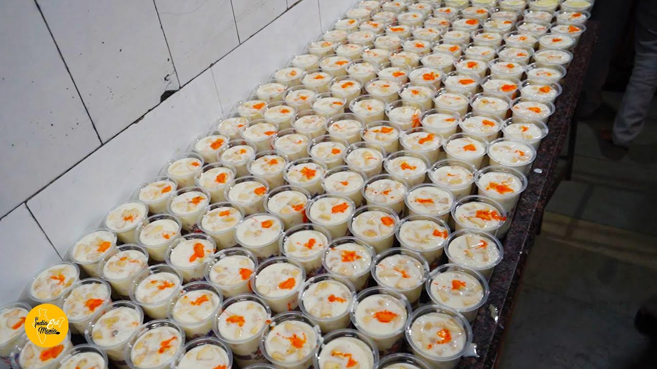 Huge 2000 Glass Lassi Making Rs. 30/- Only l Shreeji Lassi Corner l Ahmedabad Street Food