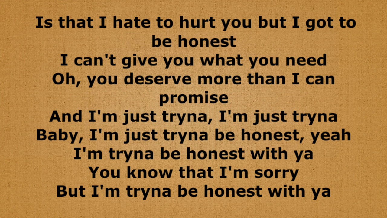 Shawn Mendes - Honest - Lyrics