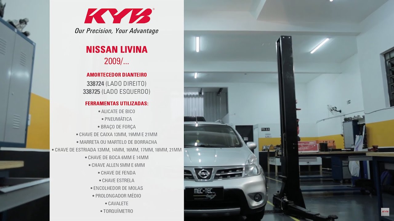 Passo a Passo: instalando o amortecedor na Nissan Livina