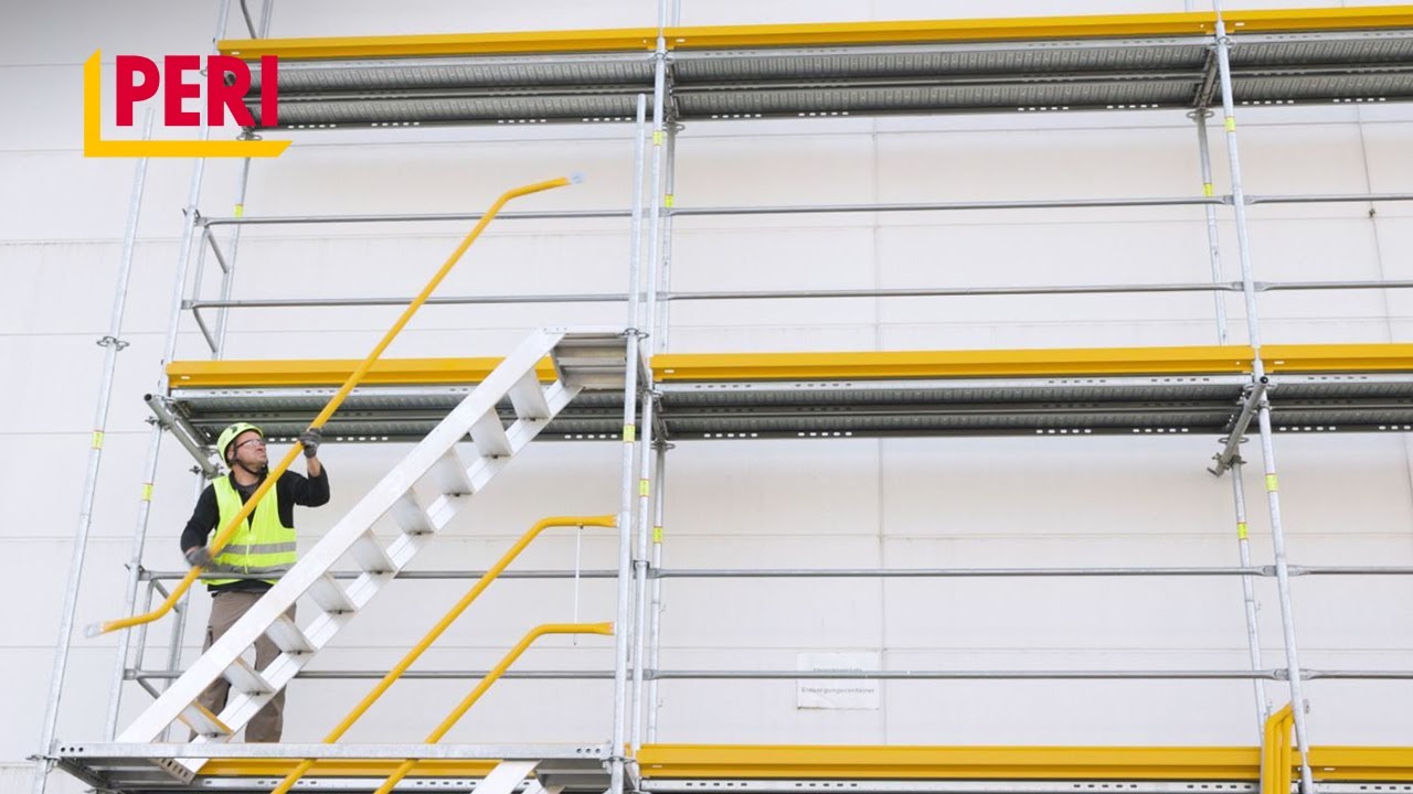 GER&Uuml;ST | PERI UP Treppen vorlaufendes Gel&auml;nder (DE)