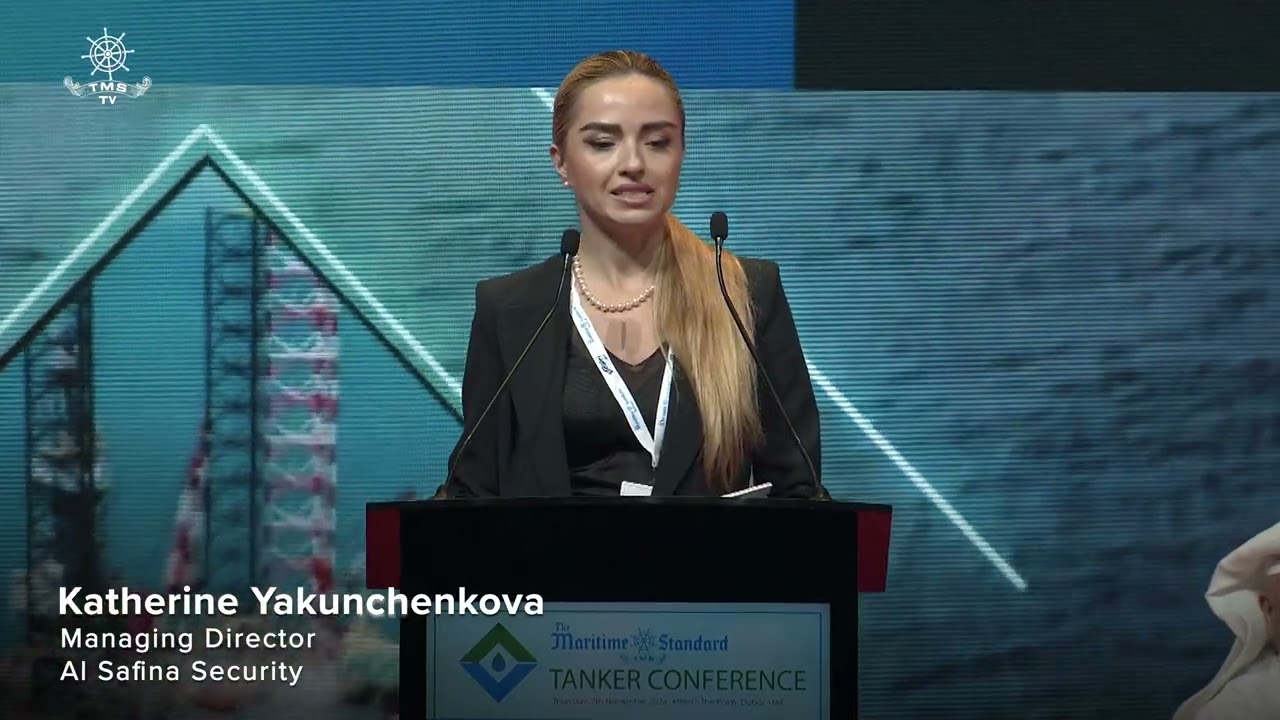 Katherine Yakunchenkova Discusses Maritime Security and Innovation at TMS Tanker Conference 2024