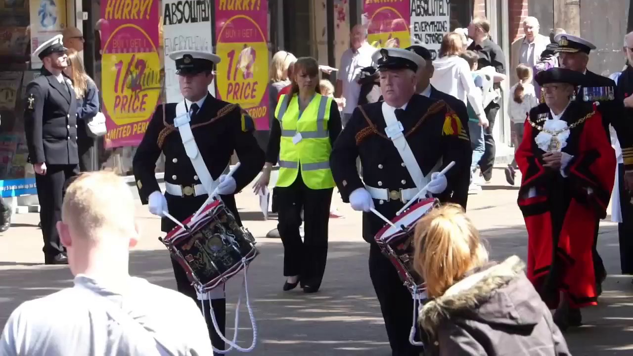 Falklands War - 35th Anniversary Commemoration March Past - Gosport 21th May 2017