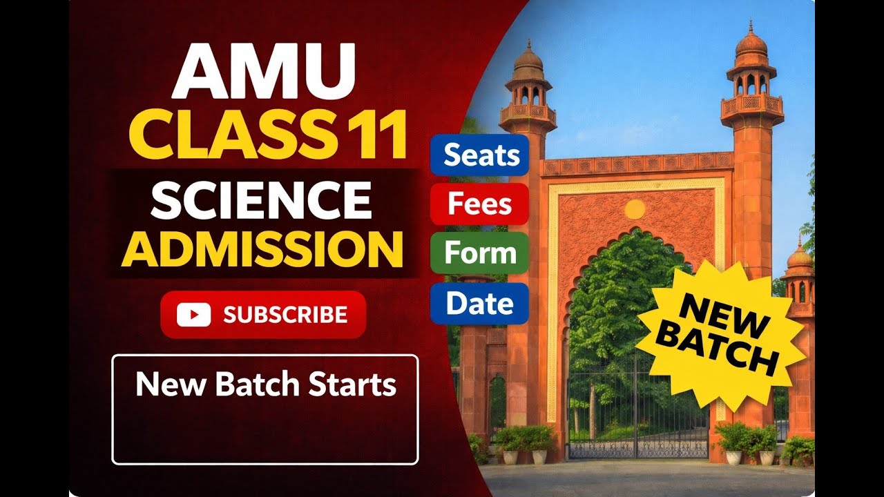 AMU Class 11 Science & Diploma Engineering Entrance 2026 | Seats, Cutoff, Fees & Strategy