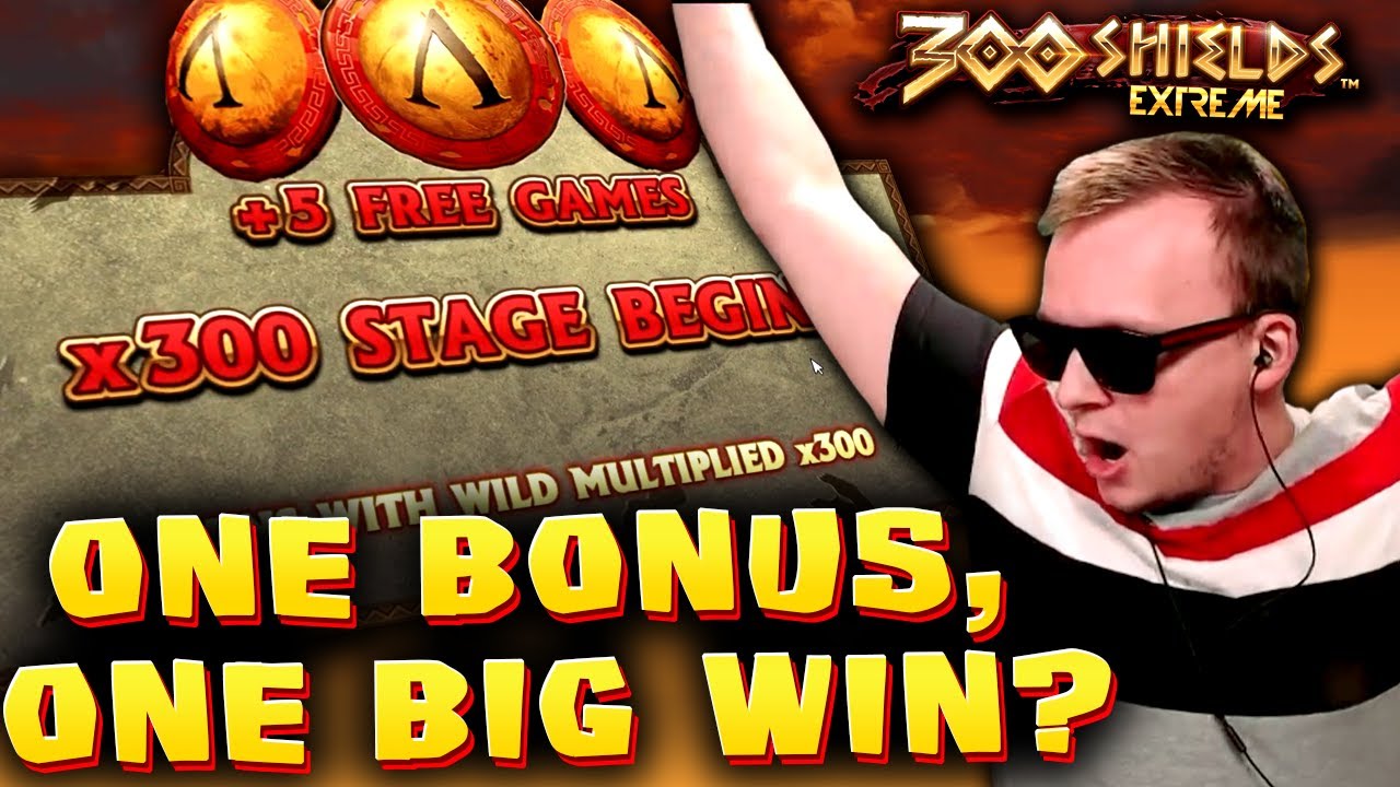 300x Multiplier on 300 Shields Extreme BIG WIN! - *RARE*