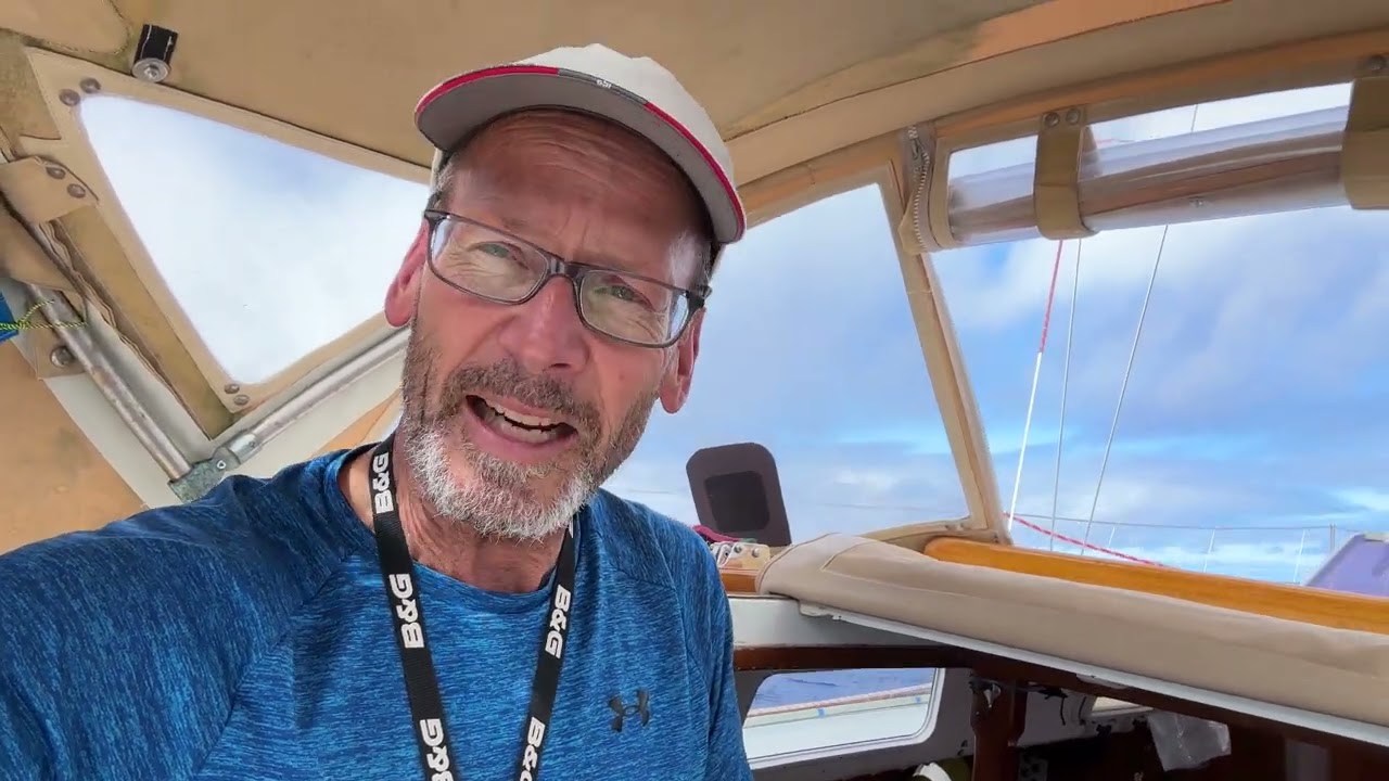 Day 16 Battery Problems on my Singlehanded Sailing Voyage from Kauai to Monterey, CA on my Cal40
