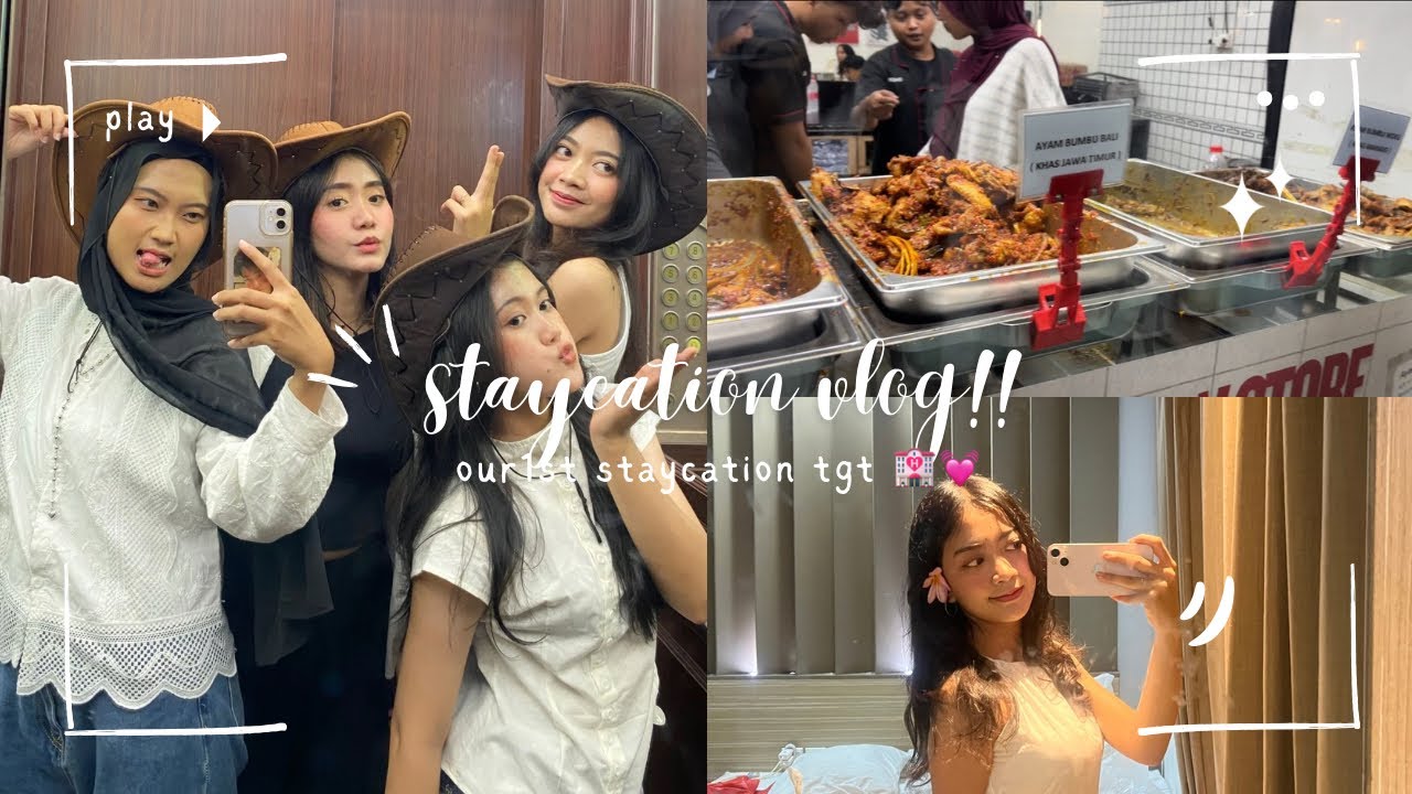 🚊STAYCATION VLOG : blok m diaries📔, first staycation with my girls 🛌 💭💓