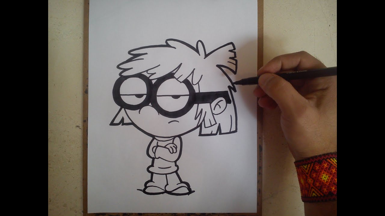 HOW TO DRAW  LISA - THE LOUD HOUSE / como dibujar a lisa - una casa de locos