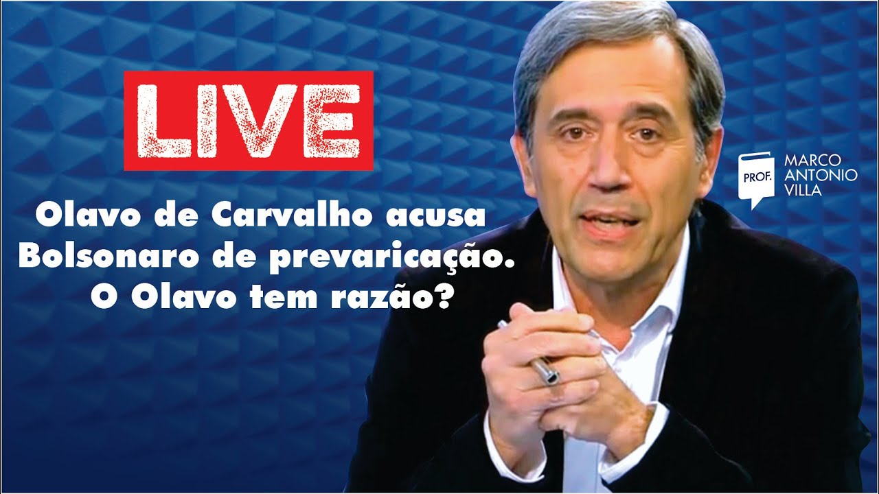 Live Domingo: Olavo de Carvalho acusa Bolsonaro de prevaricação. O Olavo tem razão? 07/06/20