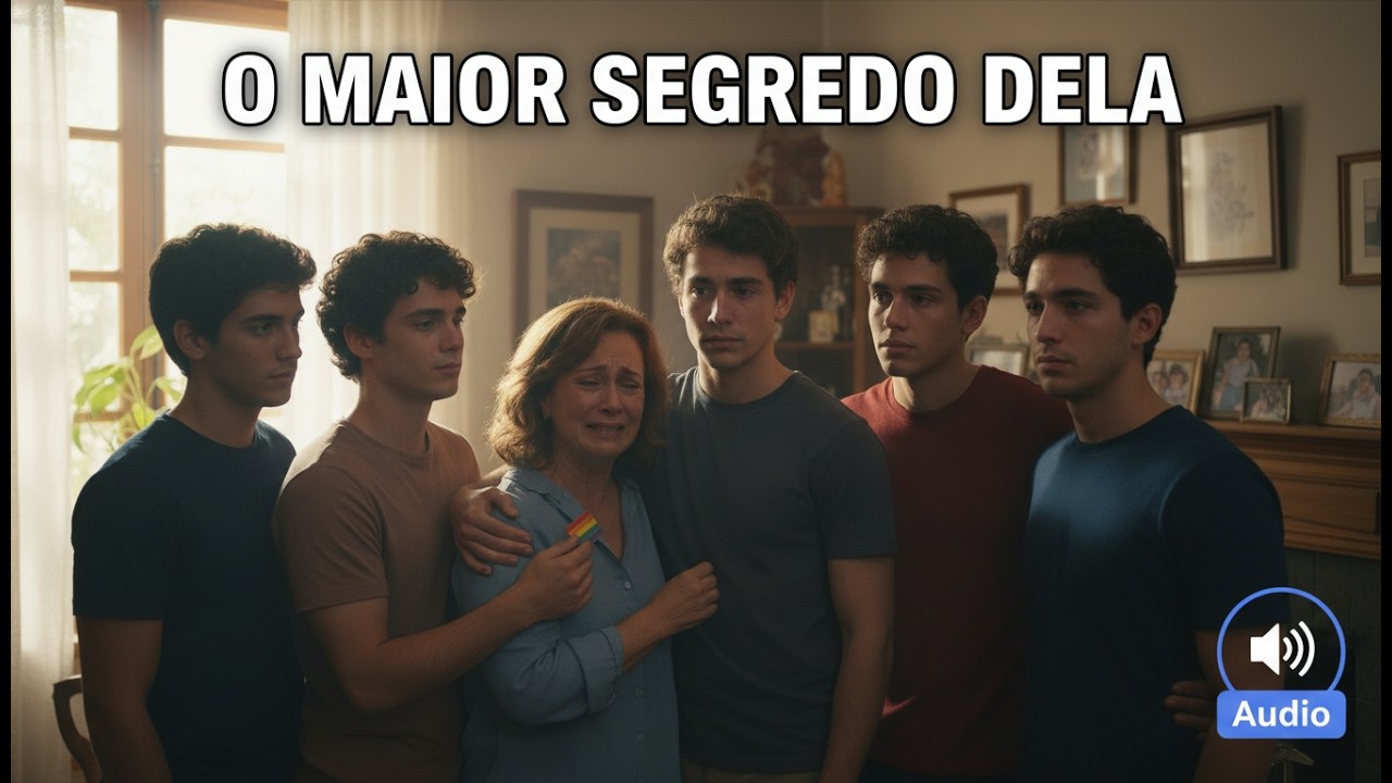 Ela adotou cinco rapazes, eles se assumiram um a um – mas o maior segredo era o dela.