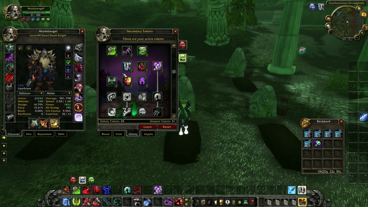 WoW WotLK DK Tank Unholy Best Spell Tank