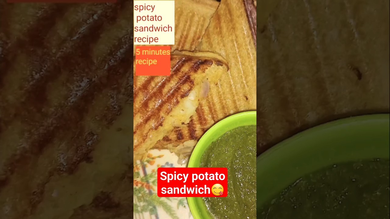spicy potato sandwich recipe #shortvideo #viral #viralvideo  #youtubeshorts #cookingchannel